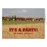 Tractor Invitation: All Models Welcome Cards