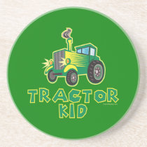 Tractor Kid, Green Coasters