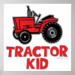 Tractor Kid Posters