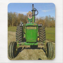 Tractor & Lab Lover Mouse Pads