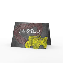 Tractor Love Valentine Card