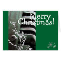 Tractor "Merry Christmas" Greeting Greeting Card