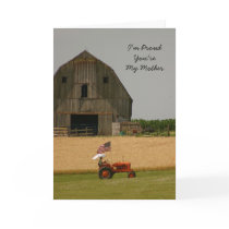Tractor Mother's Day Card: Tractor Pride