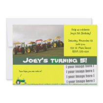 Tractor Party Invitation: Tractors Galore by jplamer Tractor Party Invitation: Tractors Galore