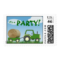 Tractor Party Postage