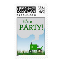 Tractor Party Postage