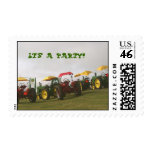 Tractor Postage Stamp: It's a party!