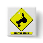 TRACTOR RODEO 1y Pinback Button