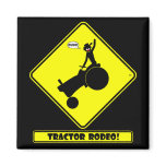 TRACTOR RODEO 1y Fridge Magnet