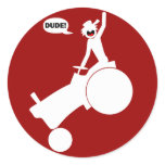 TRACTOR RODEO c1 Round Sticker