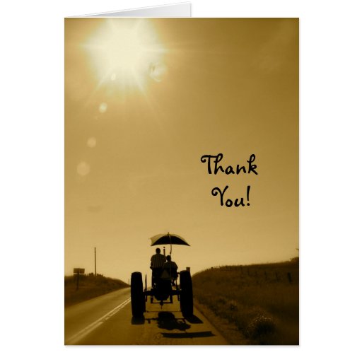 Tractor Thank-You Card
