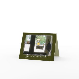 Tractor Thank-You Note Card card