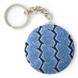 Tractor tire with frost keychains