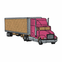 Tractor-trailer embroidered shirts by ZazzleEmbroidery Tractor-trailer embroidered shirts