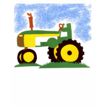 Tractor under Blue Sky