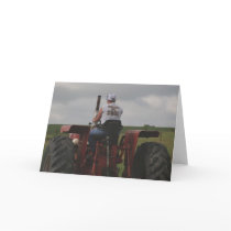 Tractors are Cool Greeting Card