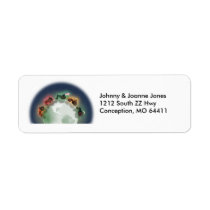 Tractors Around the World Address Label