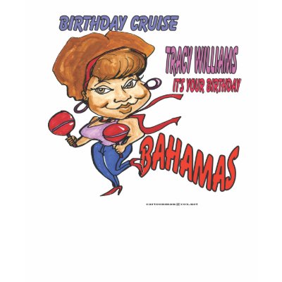 tracy williams birthday cruise caricature shirts by drawme