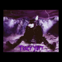Tracy Yott Purple Darkness Poster posters
