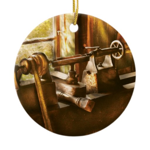 trade lathe an old lathe christmas tree ornaments zazzle trade lathe an old lathe christmas tree ornaments zazzle