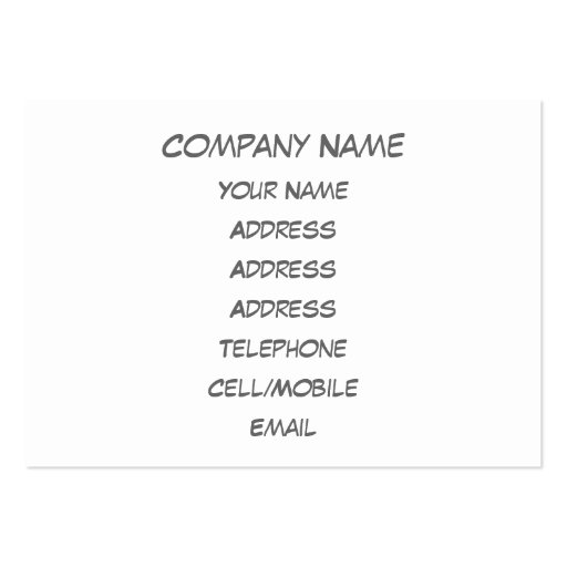 TRADES ELECTRICIAN BUSINESS CARD TEMPLATE (back side)