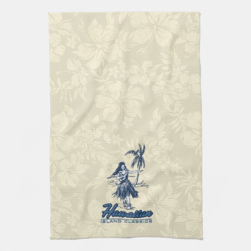 Tradewinds Hawaiian Island Kitchen Towel | Zazzle