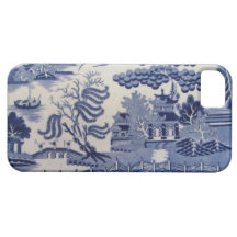 Traditional 19th Century Blue Willow China Case iPhone 5 Case