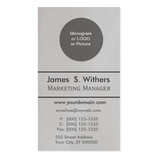 Traditional Add Photo or Logo Business Cards