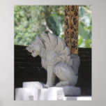 Traditional Balinese Sculpture Poster
