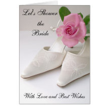 Traditional Bridal Shower Invitations Greeting Card