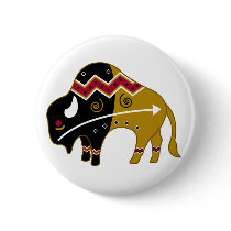 Traditional Buffalo buttons by alternateworlds Traditional Buffalo buttons