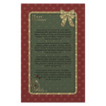 Traditional Christmas Design Stationery