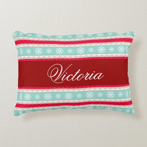 Name Pillow Pattern Free | traditional christmas pattern personalized name decorative Name Pillow Pattern Free | traditional christmas pattern personalized name decorative