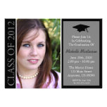 Traditional Class Of 2012 Graduation (Black) Announcement