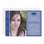 Traditional Class Of 2012 Graduation (Navy Blue) Personalized Invitations