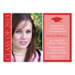 Traditional Class Of 2013 Graduation (Red) Announcements