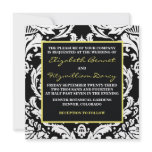 Traditional Damask Invitation