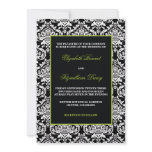 Traditional Damask Invitation