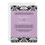 Traditional Damask Invitation