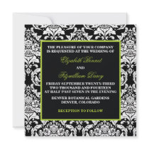 Traditional Damask Invitation