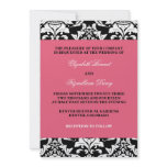 Traditional Damask Invitation