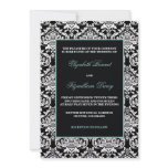Traditional Damask Invitation