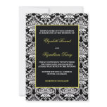 Traditional Damask Invitation
