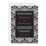 Traditional Damask Invitation