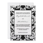Traditional Damask Invitation