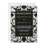 Traditional Damask Invitation