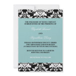 Traditional Damask Invitation