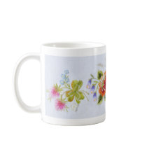 Traditional Flowers Coffee Mug
