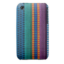 Traditional Guatemala fabric weave iPhone 3 Cases