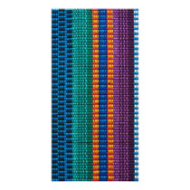 Traditional Guatemala fabric weave Personalized Photo Card